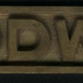 BRASS WOODWARD  NAME PLATE FOR GOVERNORS